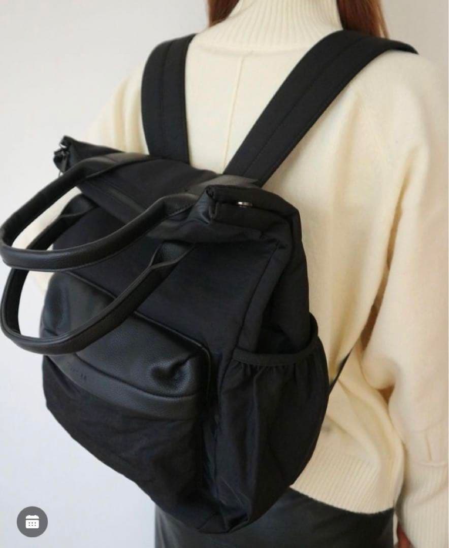 Trunc88 2WAY マザーズバッグ リュック さのまい 黒 ブラック