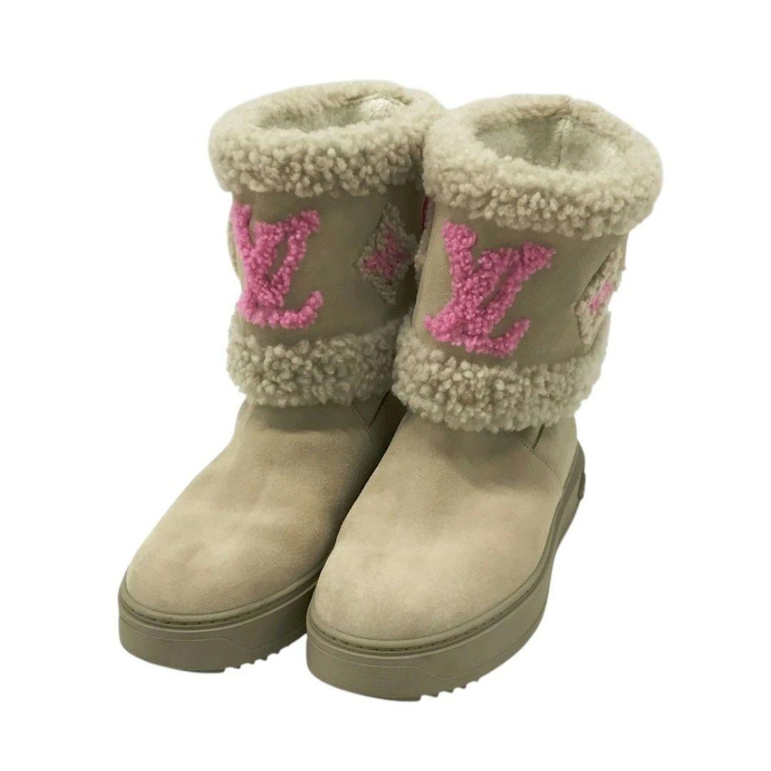 ルイヴィトン スノードロップライン スエード ムートンブーツ 日本限定 完売品