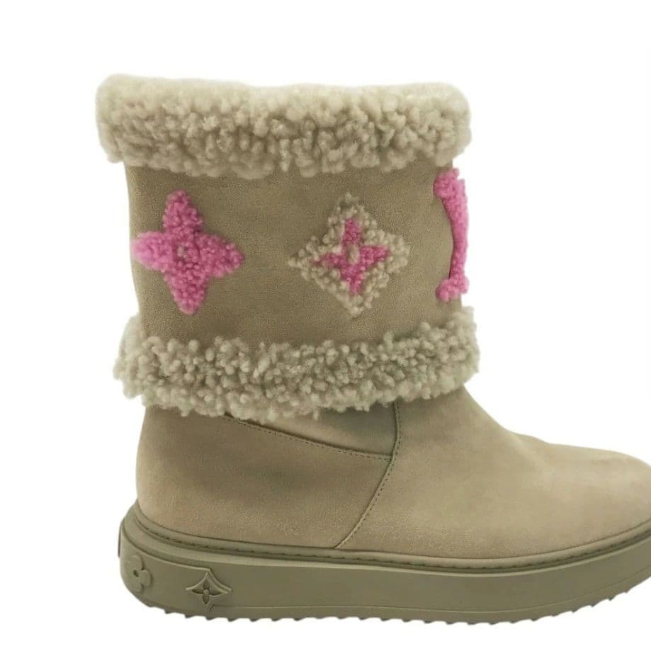 ルイヴィトン スノードロップライン スエード ムートンブーツ 日本限定 完売品