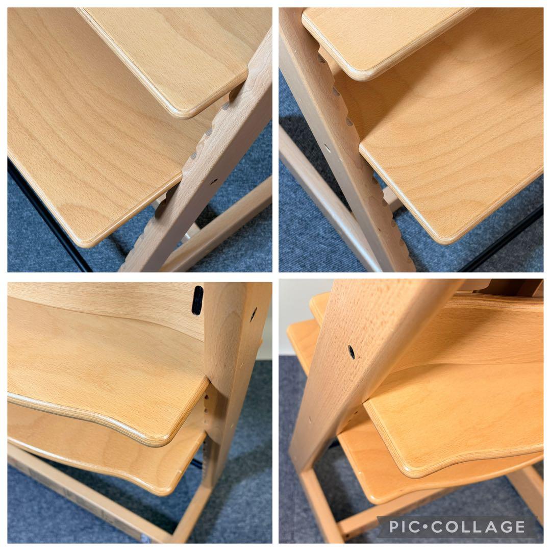 極美品!!組み立てたまま発送♪ストッケ トリップトラップ ナチュラル シリアル6