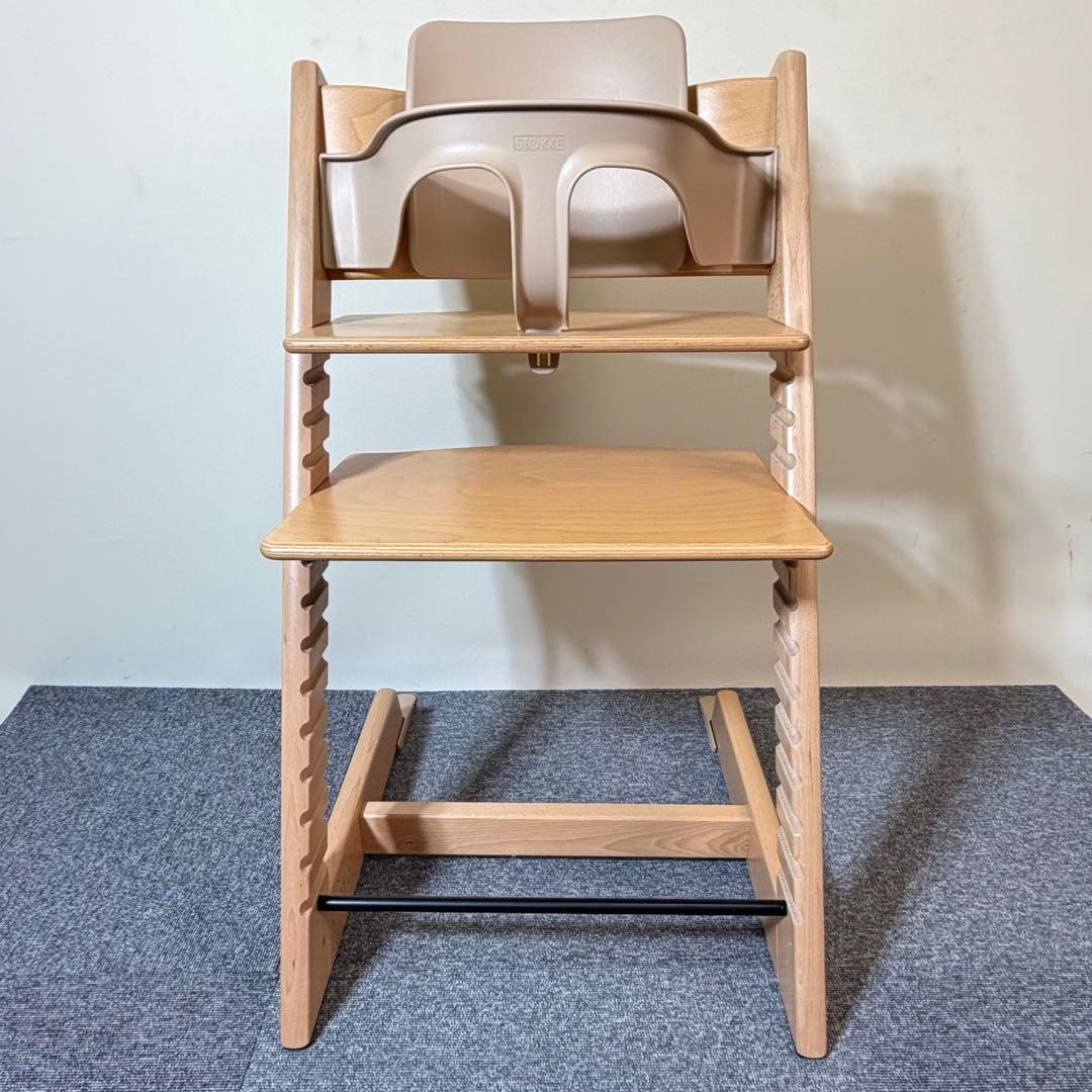 極美品!!組み立てたまま発送♪ストッケ トリップトラップ ナチュラル シリアル6