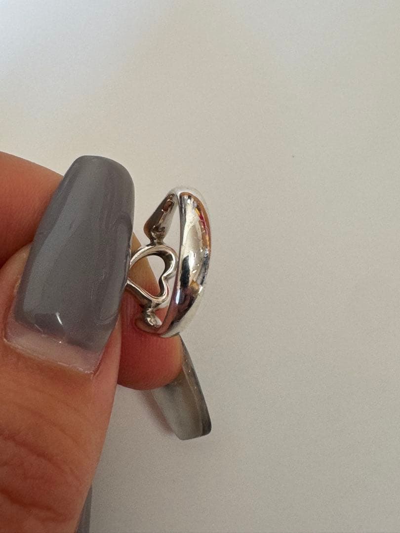 Tiffany & Co. ハート型リング 925シルバー 13号