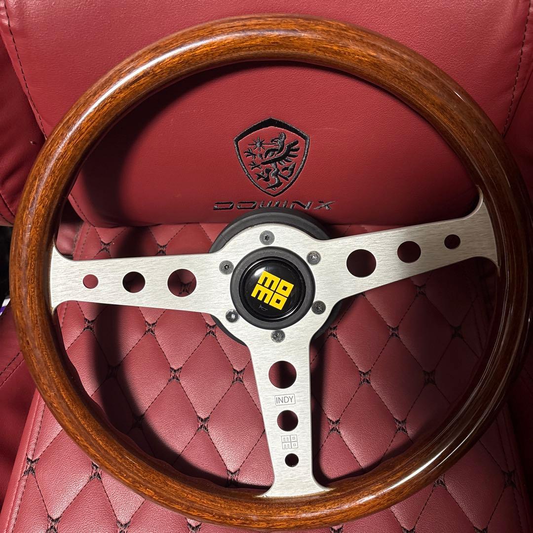 MOMO ステアリングホイール 35cm ウッド