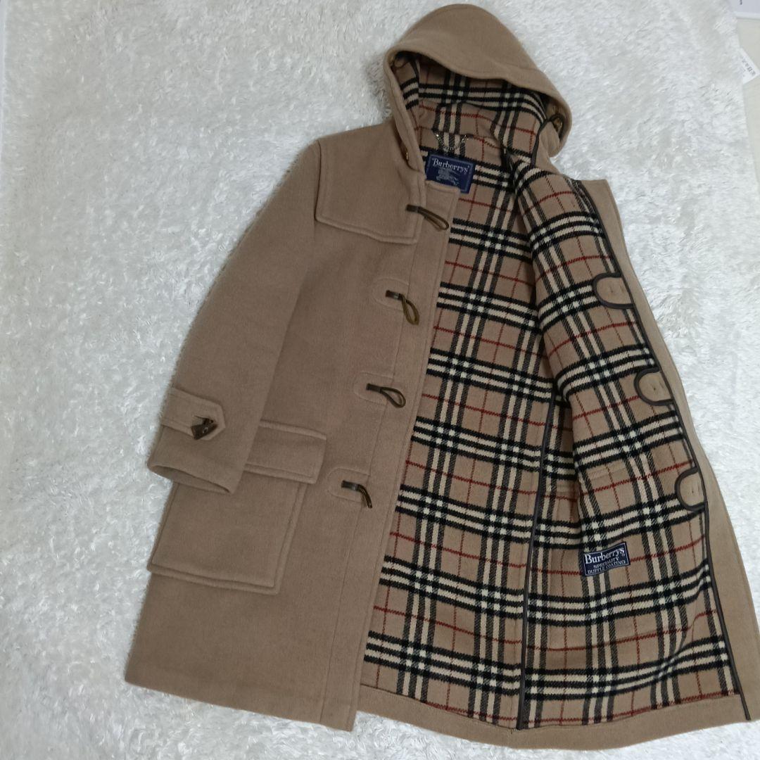 【希少】バーバリー ダッフルコート フード ノバチェック イギリス製