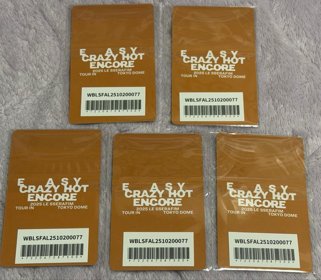 LE SSERAFIM ルセラフィム　コンプ　チェウォン　サクラ　東京ドーム