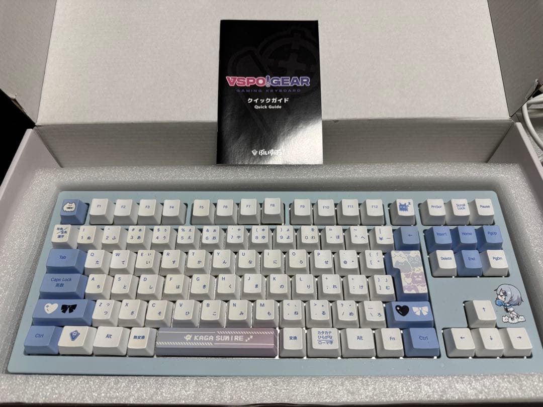 VSPO GEAR ゲーミングキーボード 花芽すみれEdition