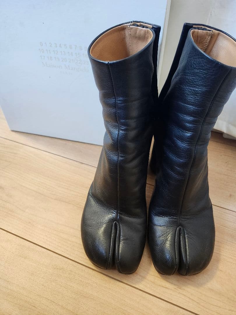 マルジェラ足袋ブーツ　36 ブラック　店舗購入品