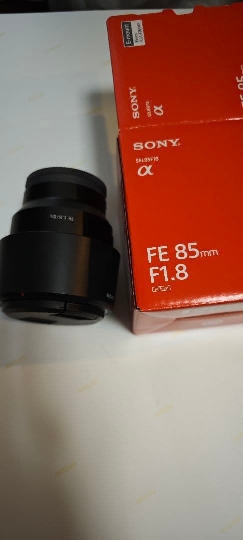 未使用に近い美品　SONY FE85mm F1.8 箱全保証書付 使用10回未満