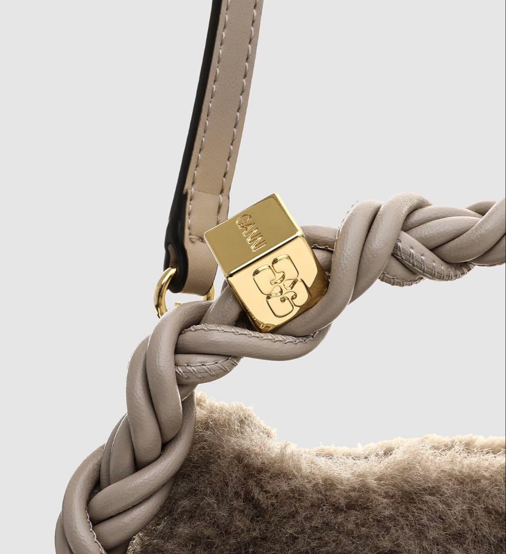 Ganni Bou Bag Mini Fur 美品　即日発送　ガニー