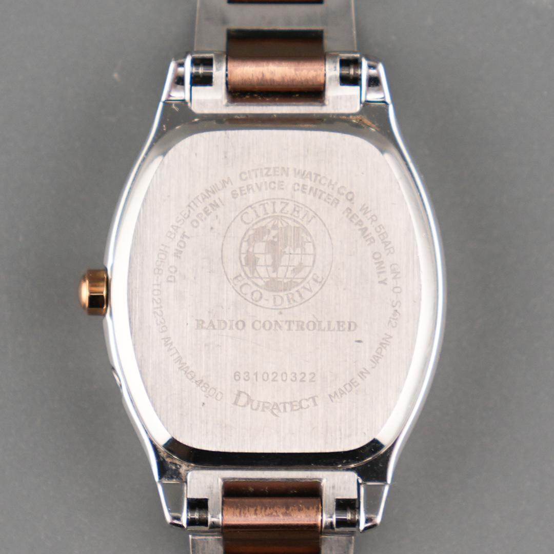 稼働 CITIZEN xC 電波ソーラー エコドライブ ローズゴールド 腕時計