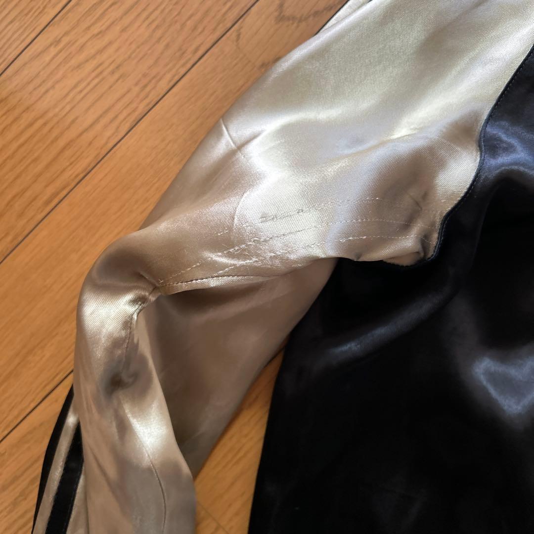 【新品】リバーシブル　スカジャン　骸骨トランプ