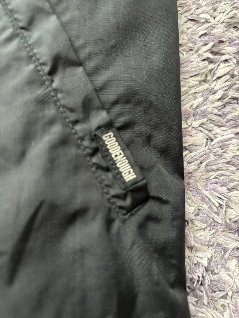 [GOOD ENOUGH] ブラック ナイロンジャケット