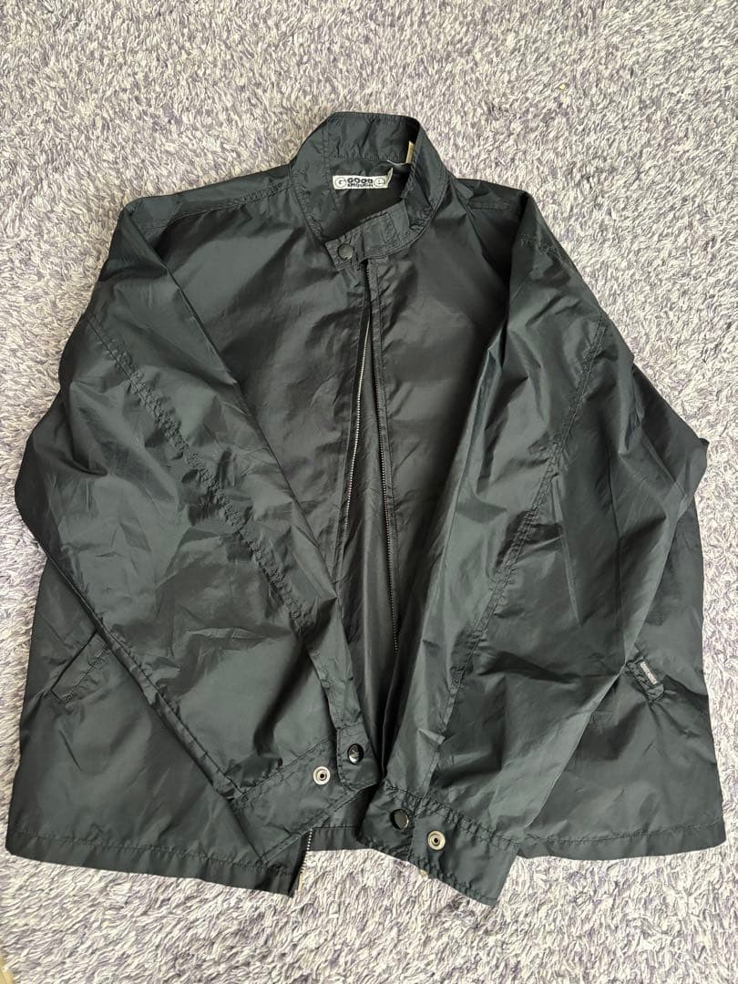[GOOD ENOUGH] ブラック ナイロンジャケット