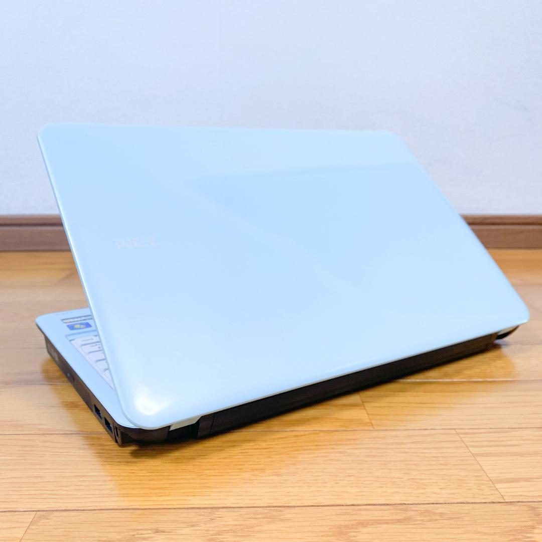 希少エアリーブルー✨Core i5 SSD256 メモリ8 NECノートパソコン