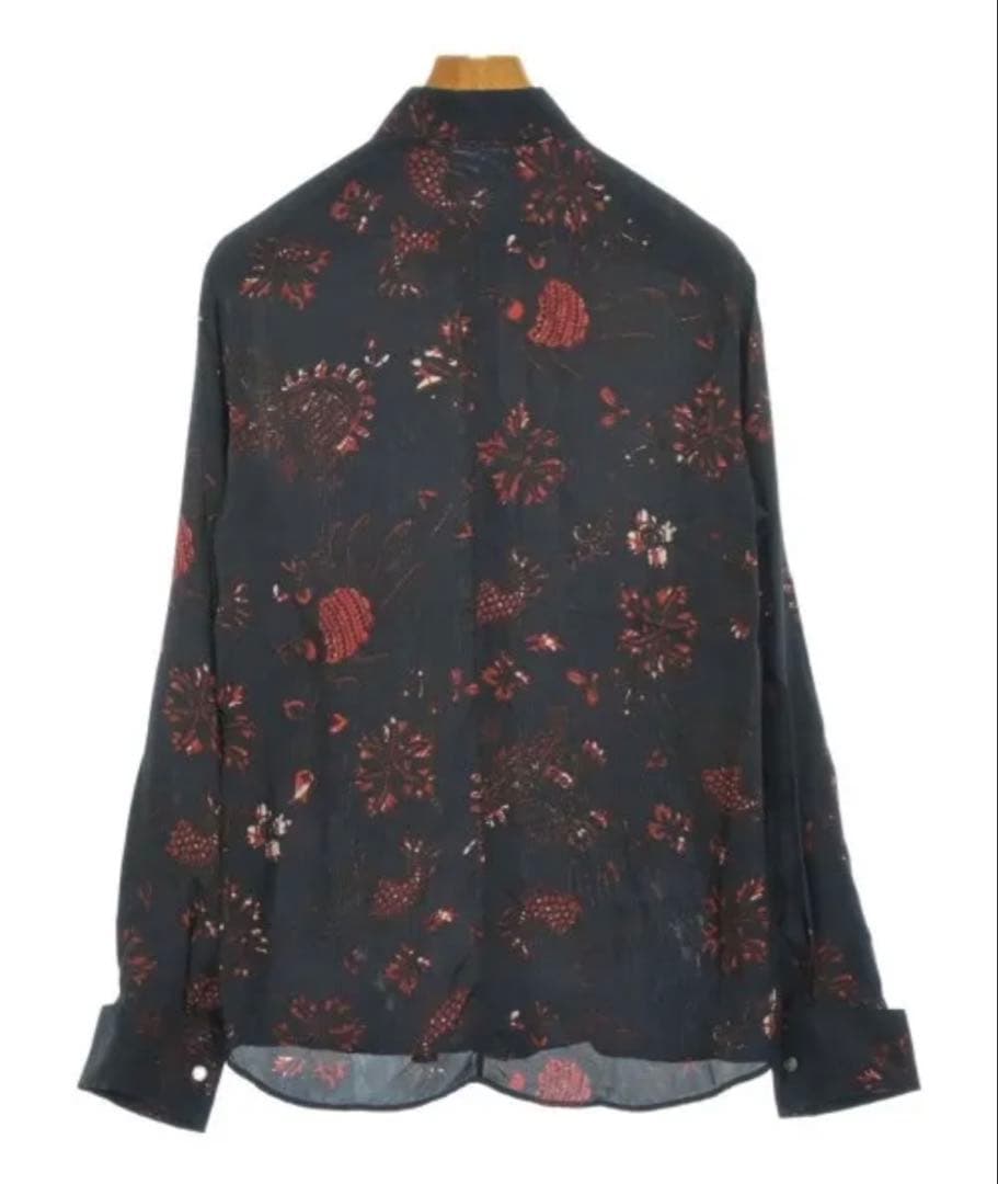 DRIES VAN NOTEN 15-16AW シルク総柄シャツ