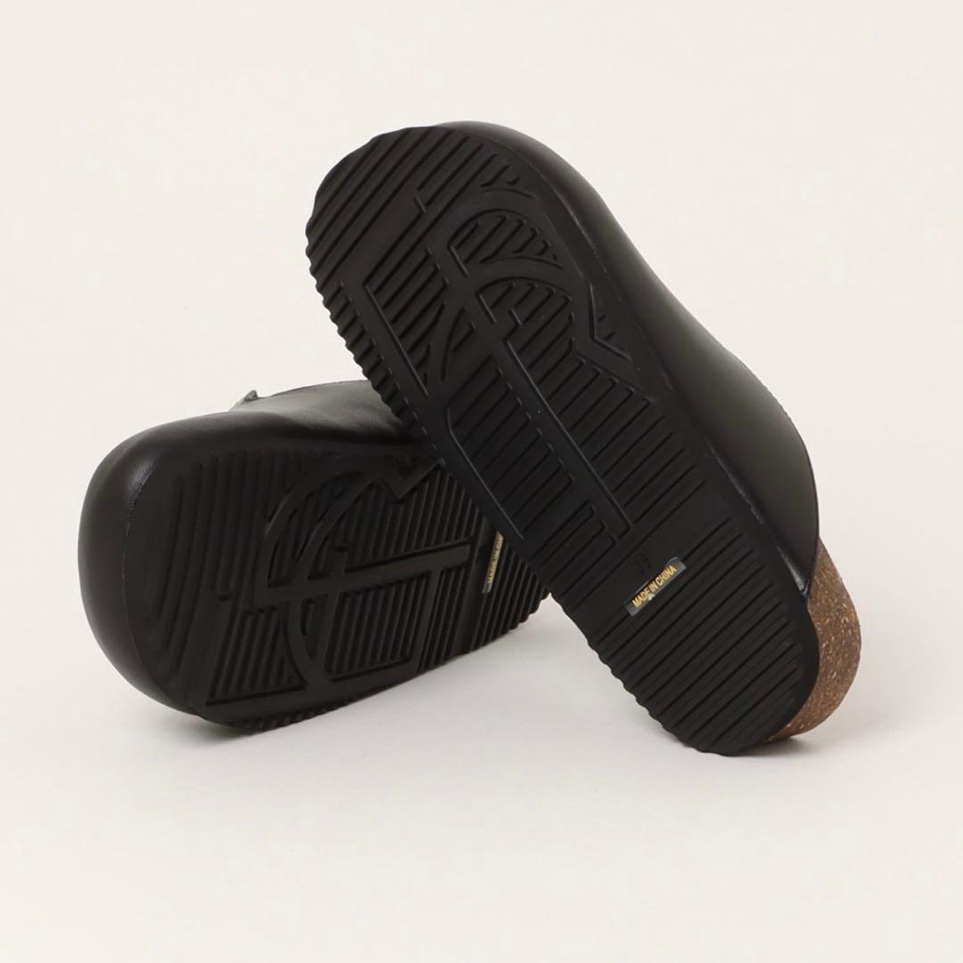 piii【未使用】ETRE TOKYO スムースレザークロッグシューズ