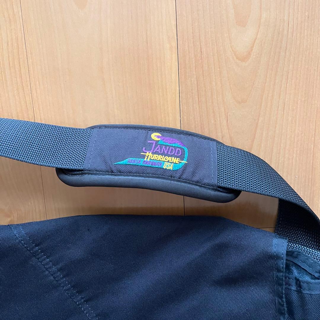 90s JANDD HURRICANE メッセンジャーバッグ ブラック usa