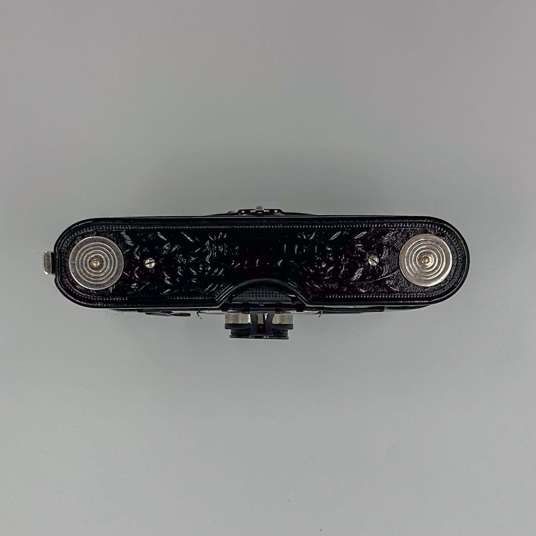 【希少・美品】Pearlette 折りたたみ式カメラ｜オリジナル革ケース付き