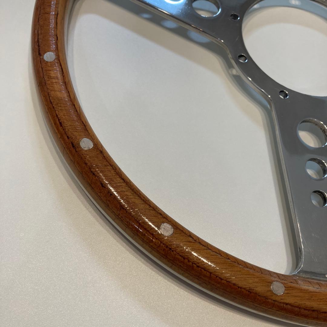 モトリタ　ウッドステアリング　１４インチ