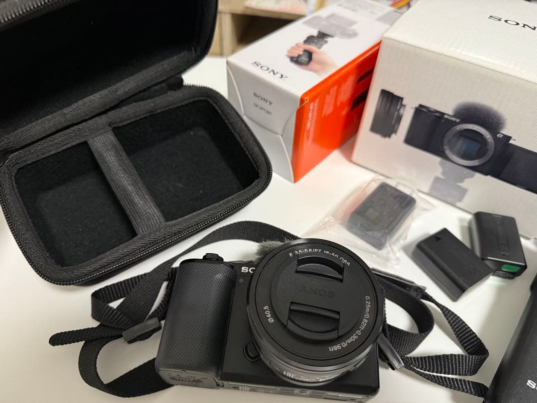 SONYZV-E10L パワーズームレンズキット+シューティンググリップ