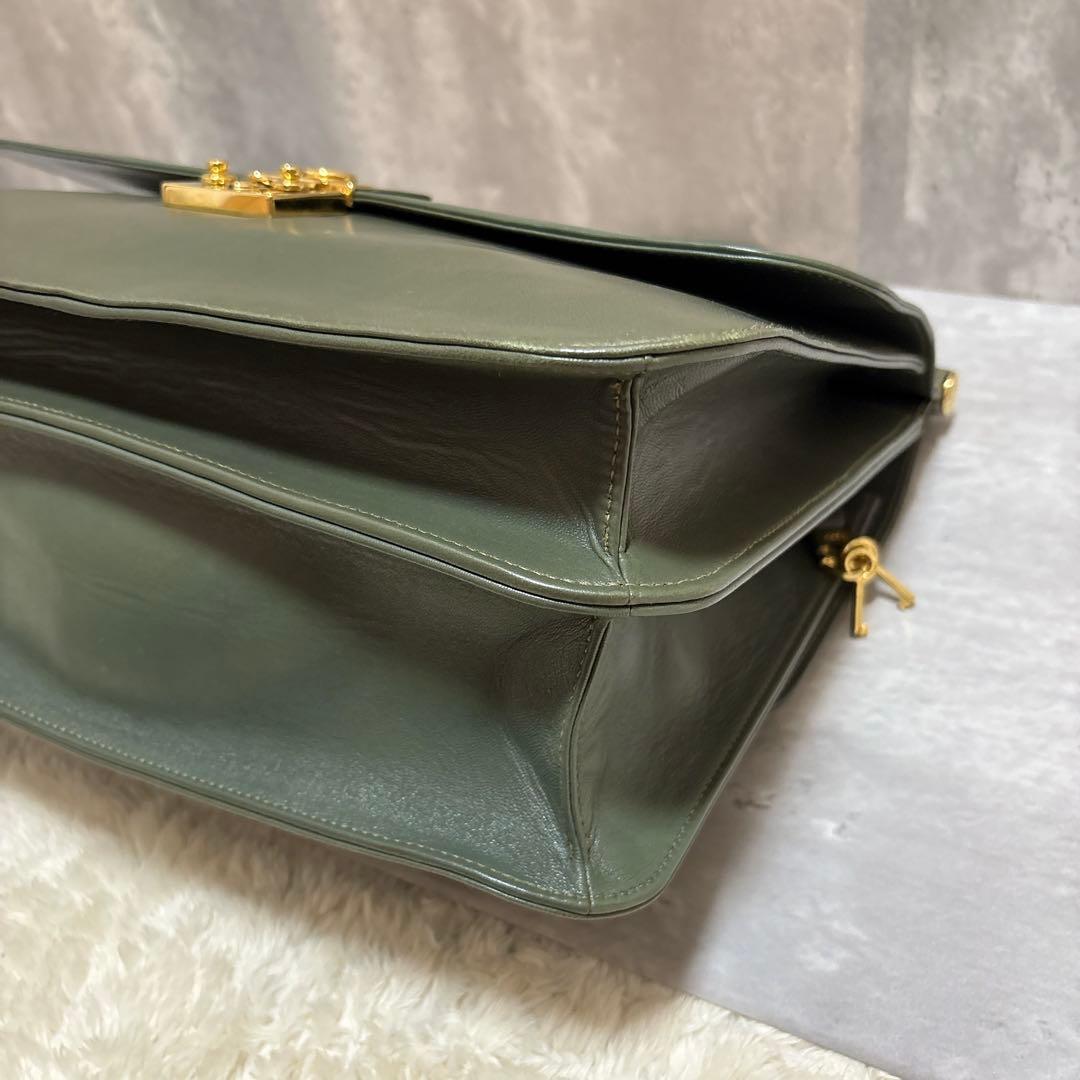 美品✨HUNTING WORLD 2way メッセンジャーバッグ オリーブ