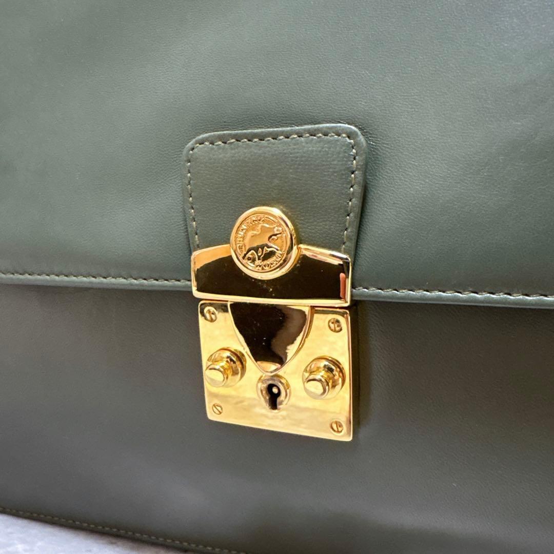 美品✨HUNTING WORLD 2way メッセンジャーバッグ オリーブ