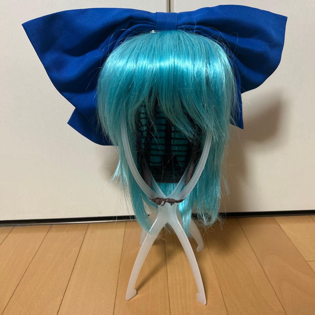 東方Project チルノ コスプレ衣装 フルセット ウィッグ付き