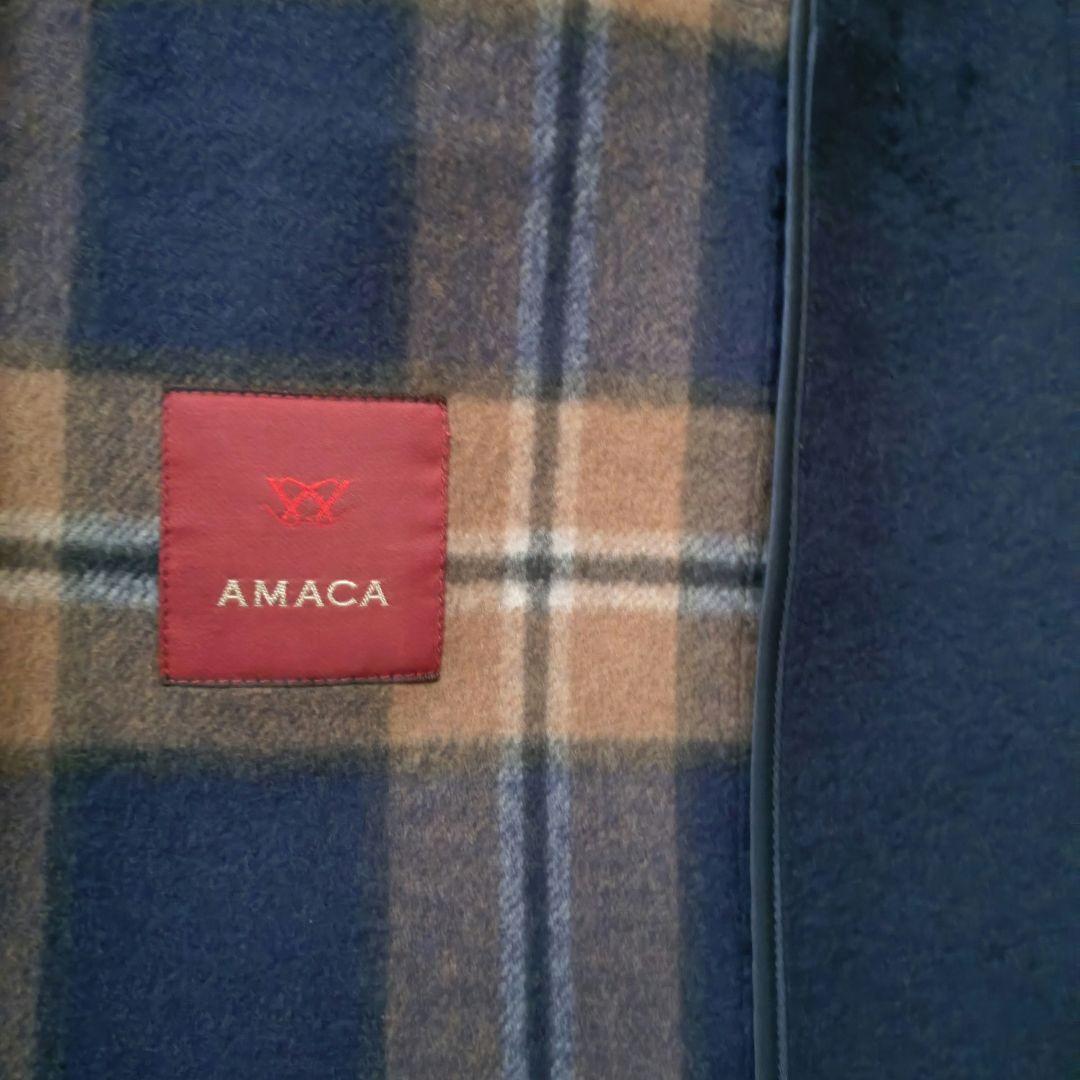 【新品タグ付き】アマカ　AMACA ウールリバー　ダッフルコート　sanyo