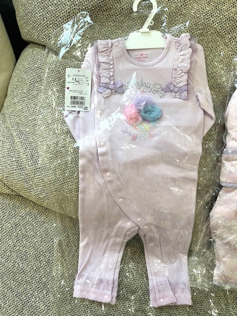 【専用です】メゾピアノ　ロンパース　パジャマ　長袖上下　セット