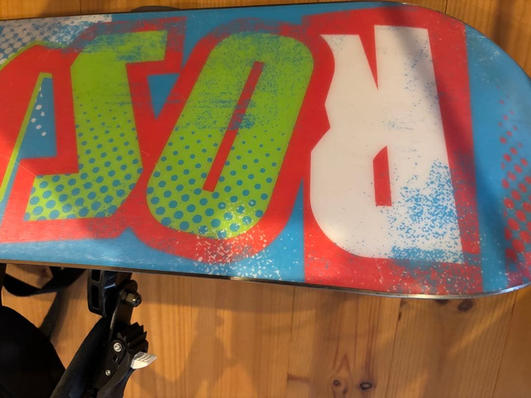 ロシニョールキッズスノーボード ビンディング 、ブーツ 、リーシュコードセット