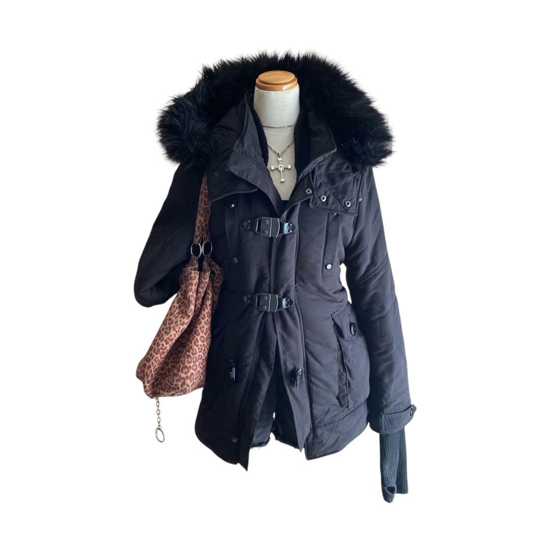 SLY N3B ファーモッズコート 平成 y2k フェアリーグランジ