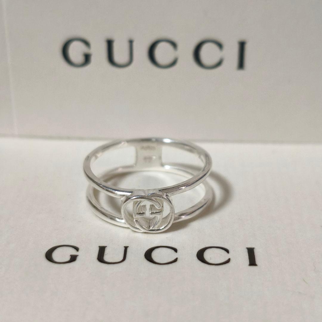 【美品】GUCCI グッチ インターロッキング リング 指輪 7号