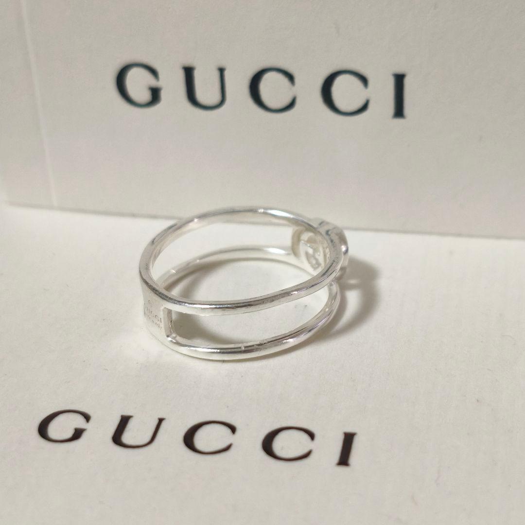 【美品】GUCCI グッチ インターロッキング リング 指輪 7号