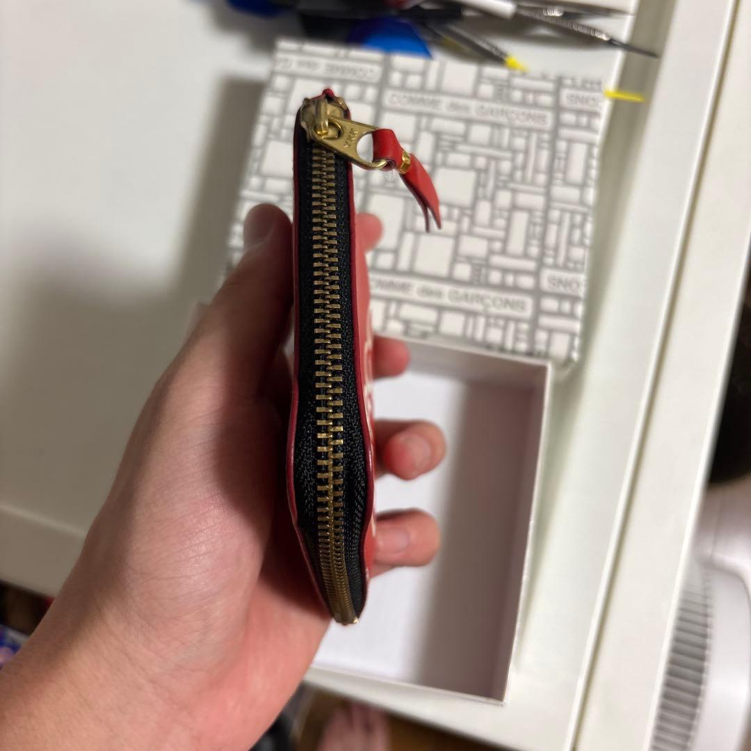 COMME des GARCONS レザーケース レッド