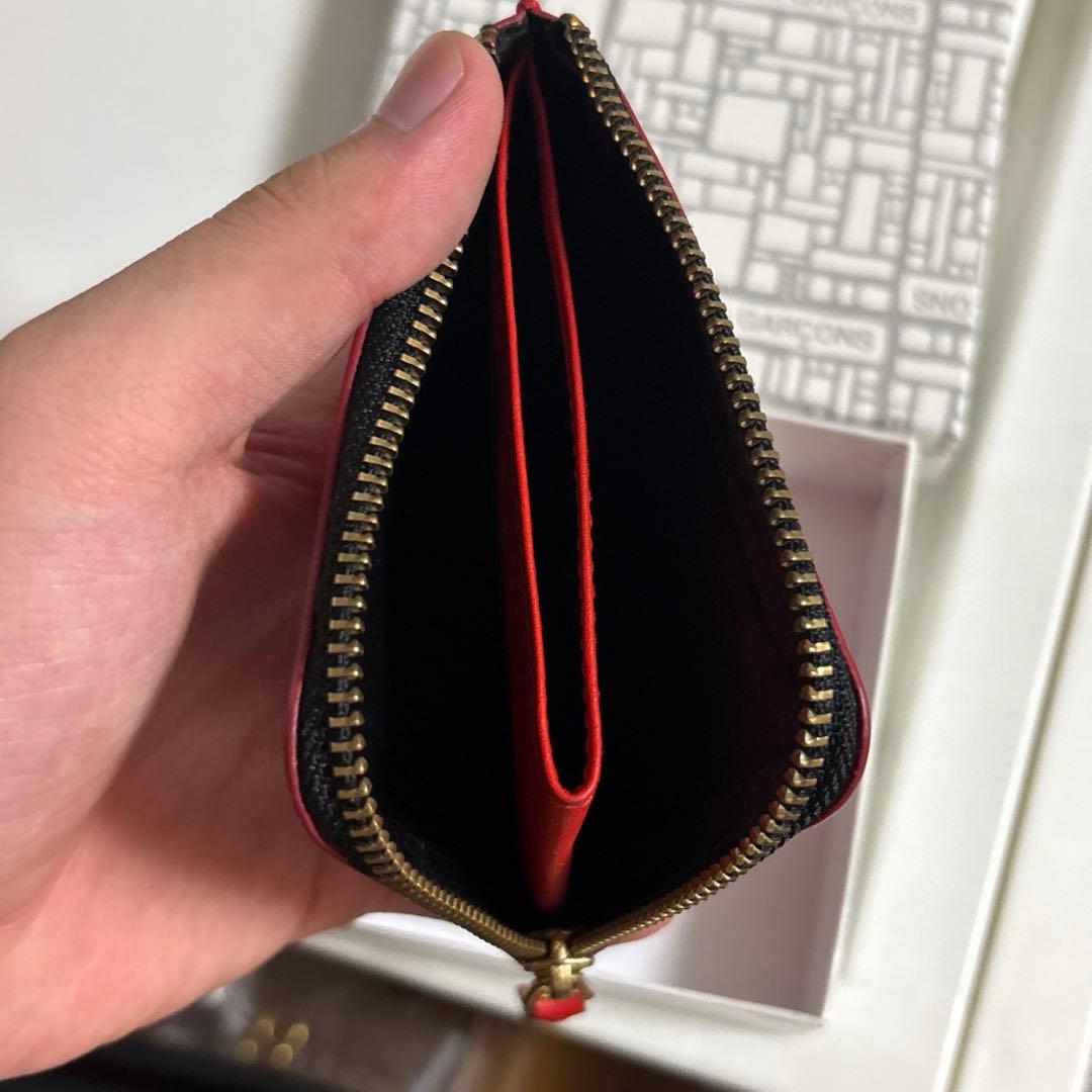 COMME des GARCONS レザーケース レッド
