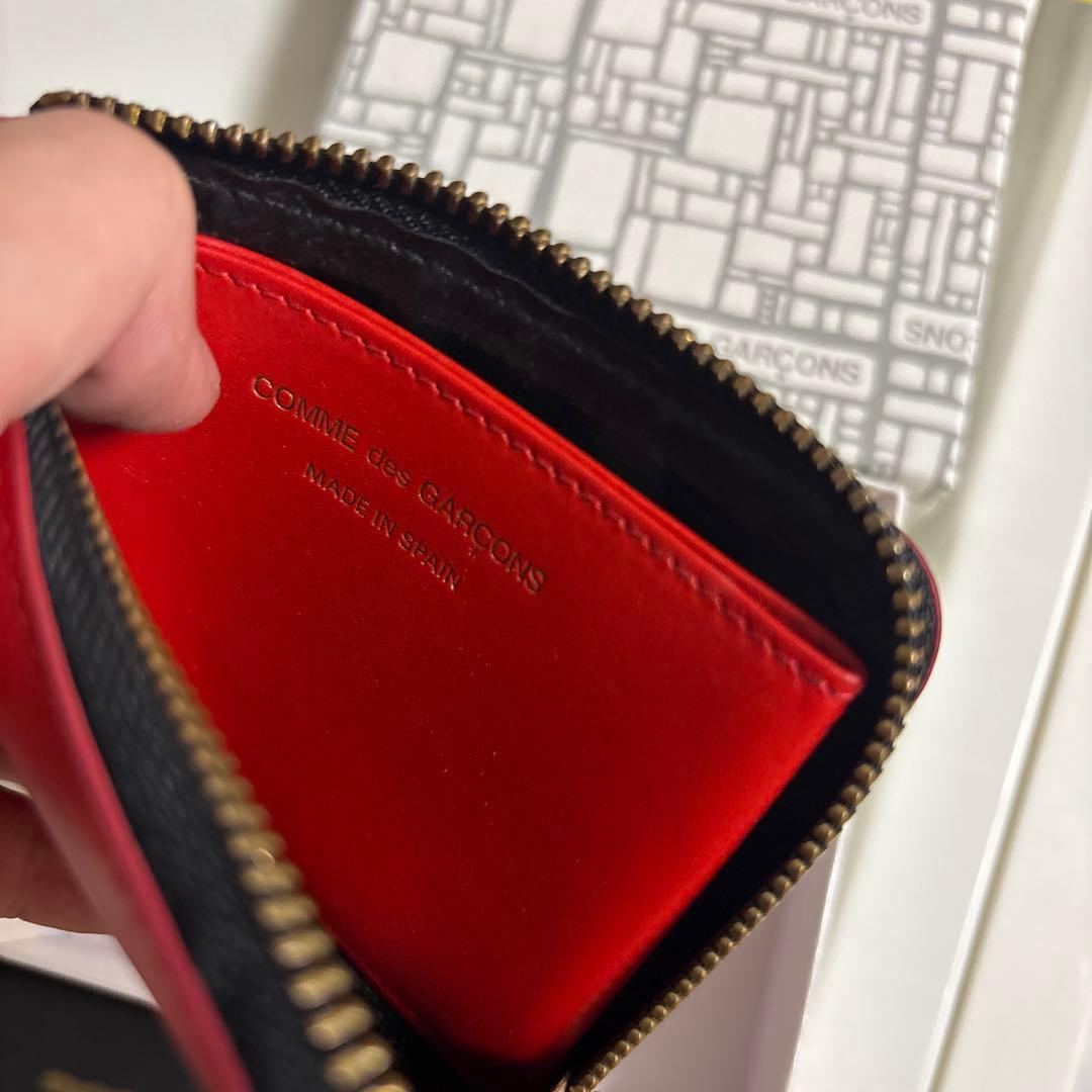 COMME des GARCONS レザーケース レッド