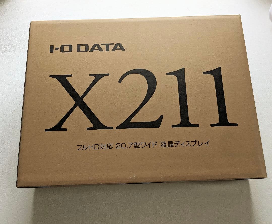 I-O DATA ワイド液晶ディスプレイ ブラック LCD-MF211XB