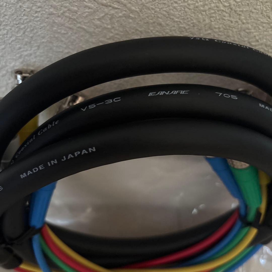 CANARE 5VS02-3C 2m BNCマルチケーブル　　3本set