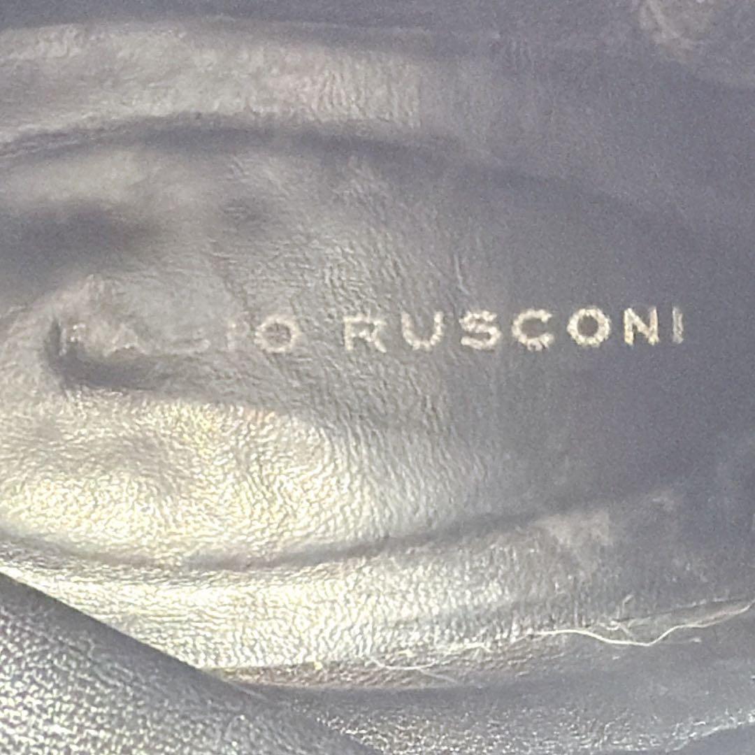 FABIO RUSCONI ファビオルスコーニ 37 ショートブーツ ブラック