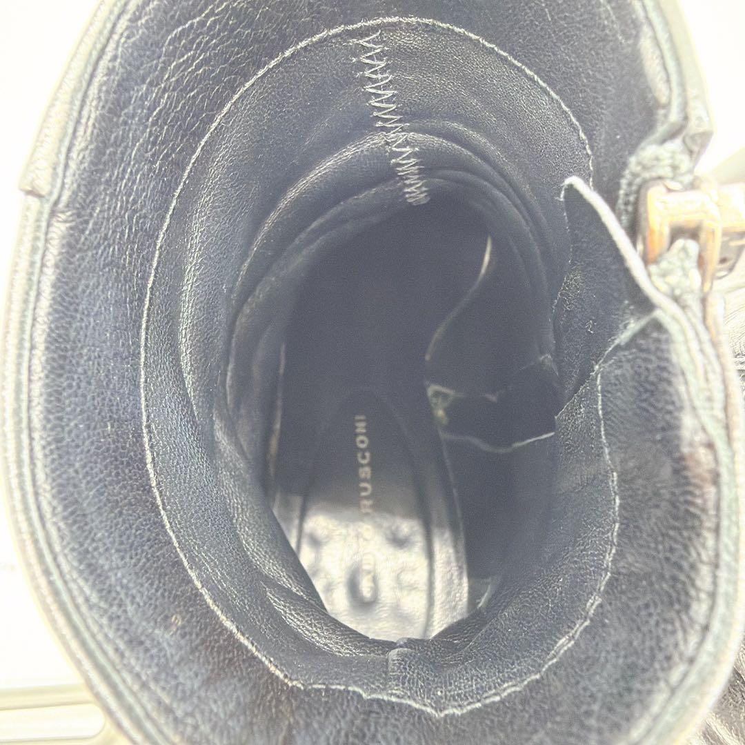 FABIO RUSCONI ファビオルスコーニ 37 ショートブーツ ブラック