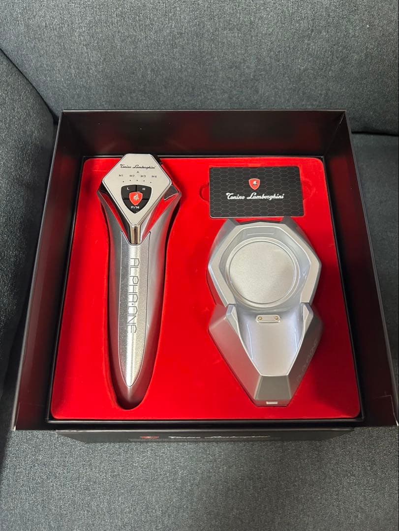 1度のみの使用トニーロンボルギーニ 美顔器 シルバー