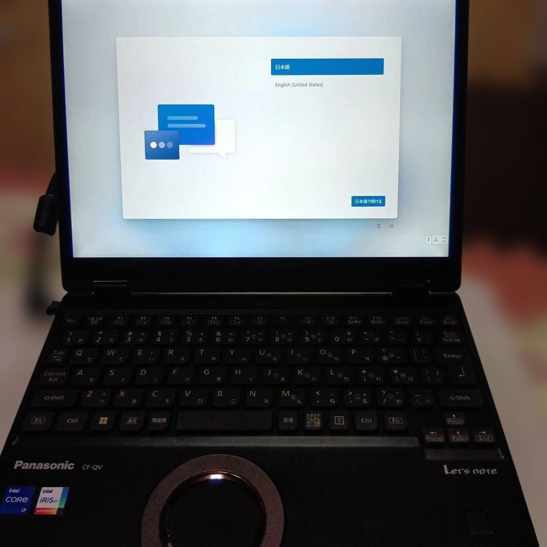 最終値下panasonic Let's note QV1 CF-QV1QFNCR