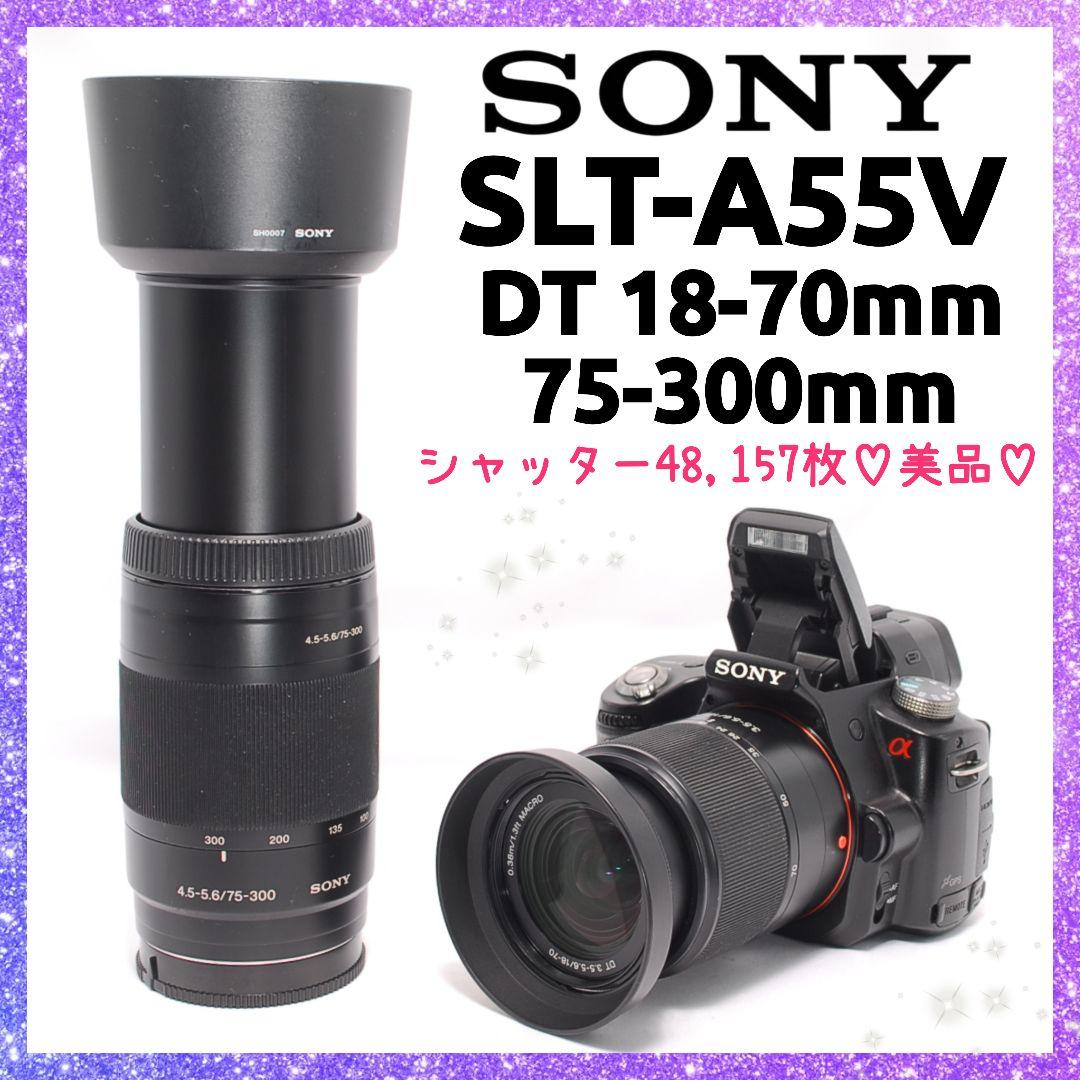 ❤即購入1000円OFF❤美品❤ SONY α55 超望遠レンズ ダブルズーム