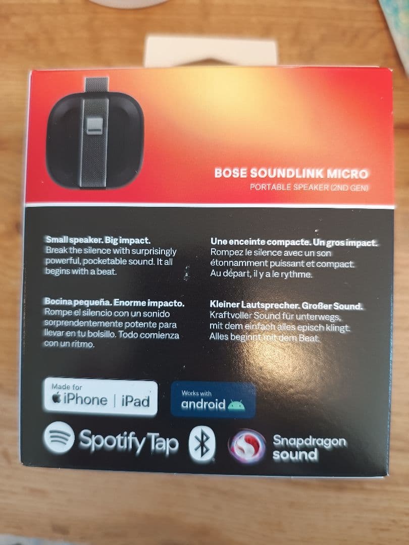 BOSE SOUNDLINK MICRO 2nd GEN ポータブルスピーカー