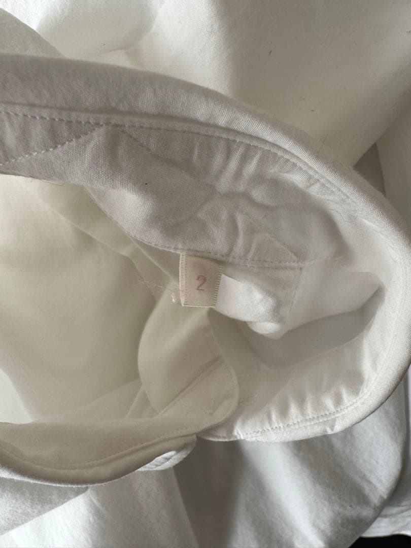 COMOLI コモリシャツ ホワイト サイズ2 2022SS