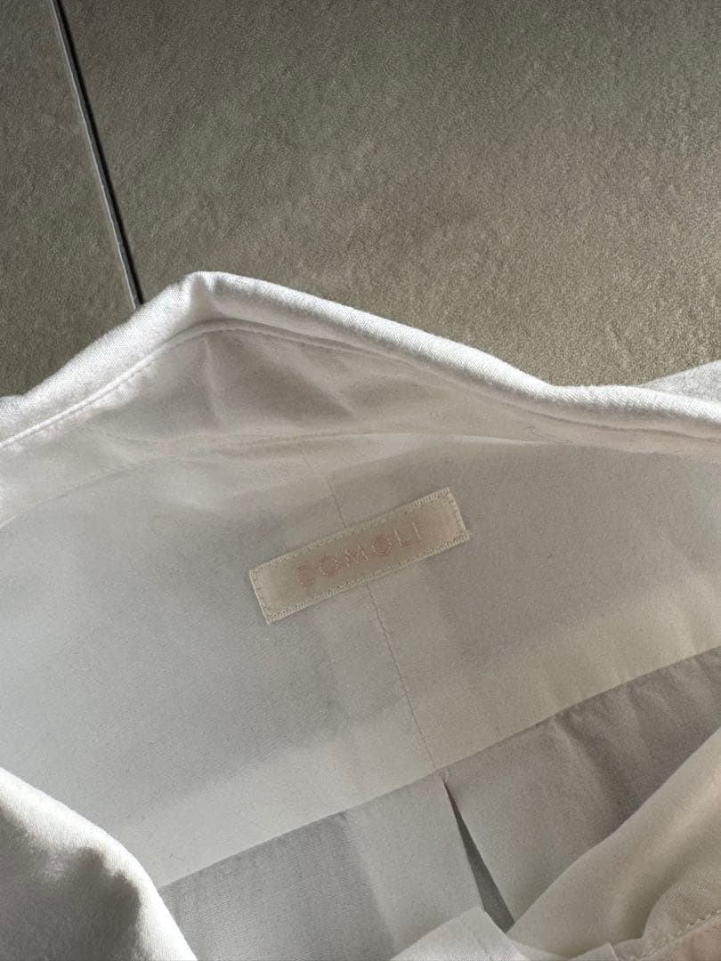 COMOLI コモリシャツ ホワイト サイズ2 2022SS