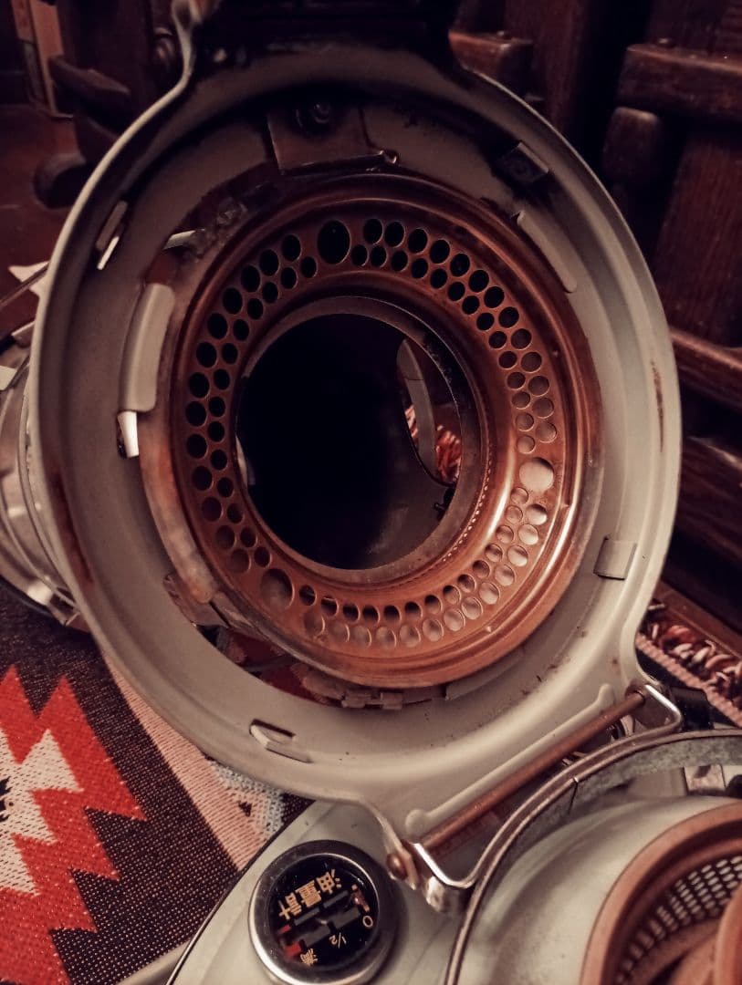 アラジンストーブ、メンテナンス済。グリーン。