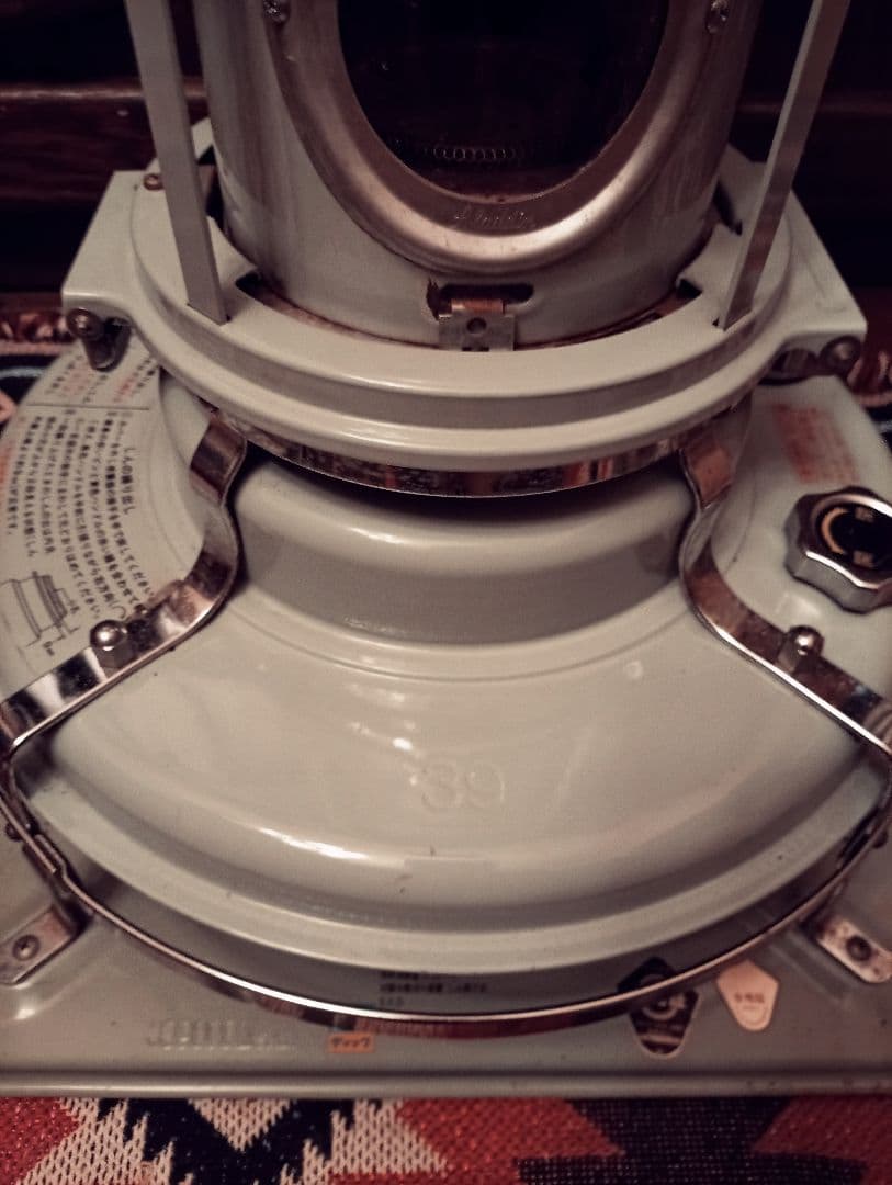 アラジンストーブ、メンテナンス済。グリーン。