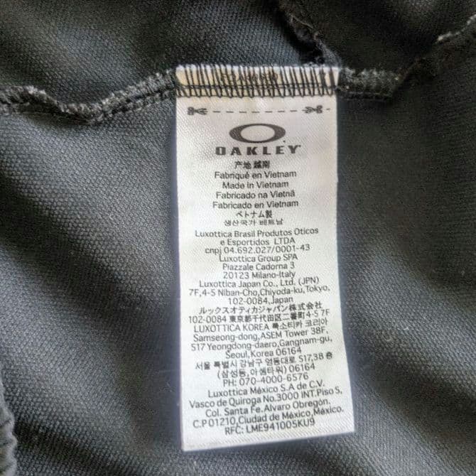 OAKLEY　大きめ トレーニングパンツウーブンパンツ ブラック　2XL