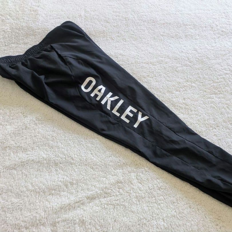 OAKLEY　大きめ トレーニングパンツウーブンパンツ ブラック　2XL